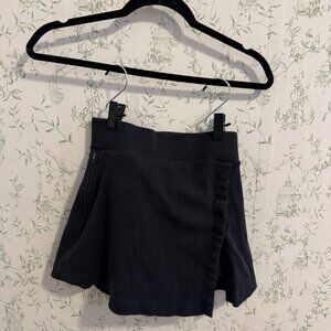 Mini Black Skirt with Shorts attached Size small